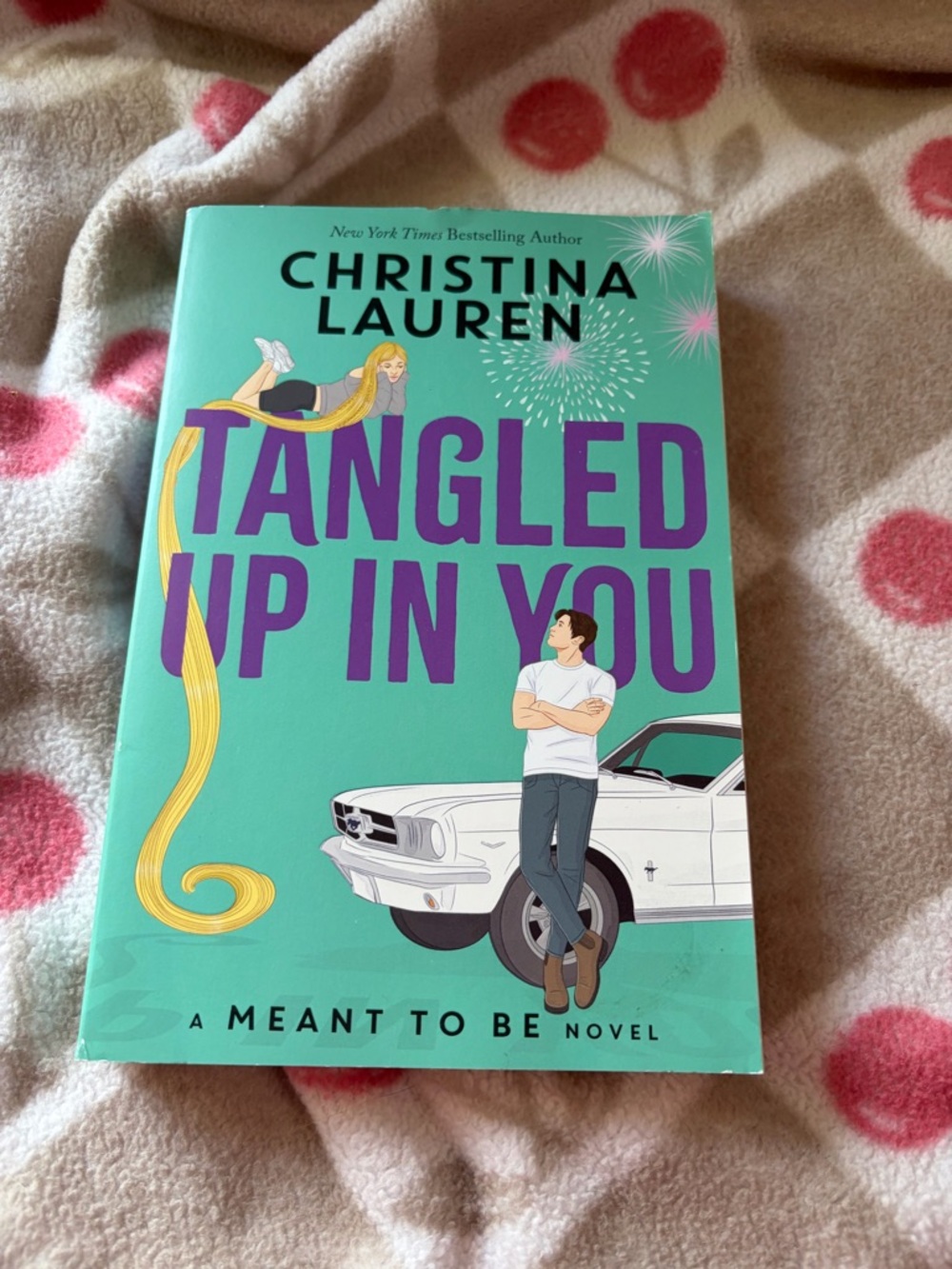 Christina Lauren "Tangled Up In You" Paperback Novel - Teal & Purple